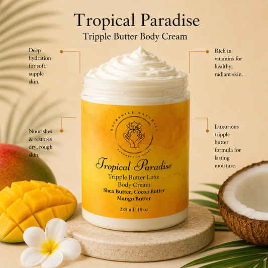 Tropical Paradise Tripple Butter Luxe Body Cream