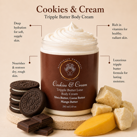 Cookies & Cream Tripple Butter Luxe Body Cream