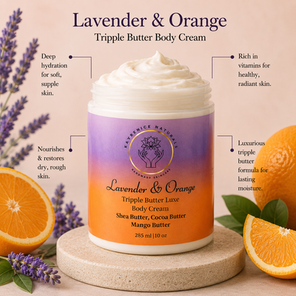 Lavender & Orange Tripple Butter Luxe Body Cream