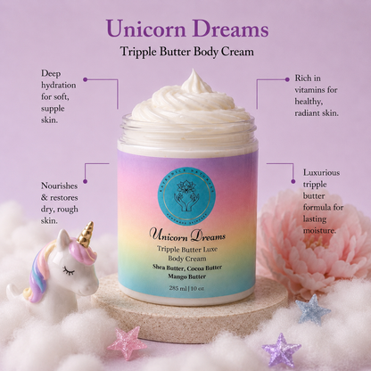 Unicorn Dreams Tripple Butter Luxe Body Cream
