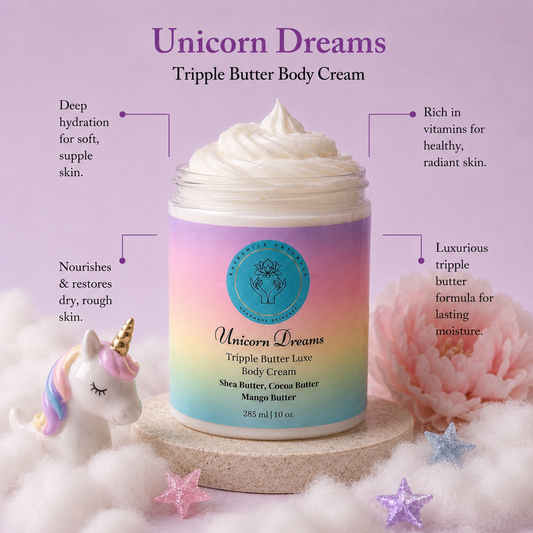 Unicorn Dreams Tripple Butter Luxe Body Cream
