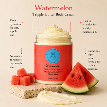 Watermelon Tripple Butter Luxe Body Cream