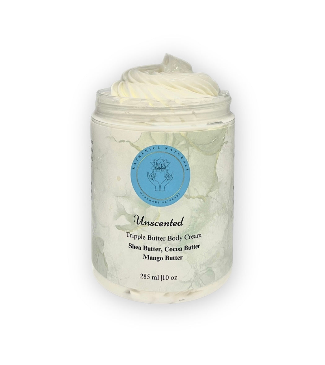 Unscented Tripple Butter Luxe Body Cream