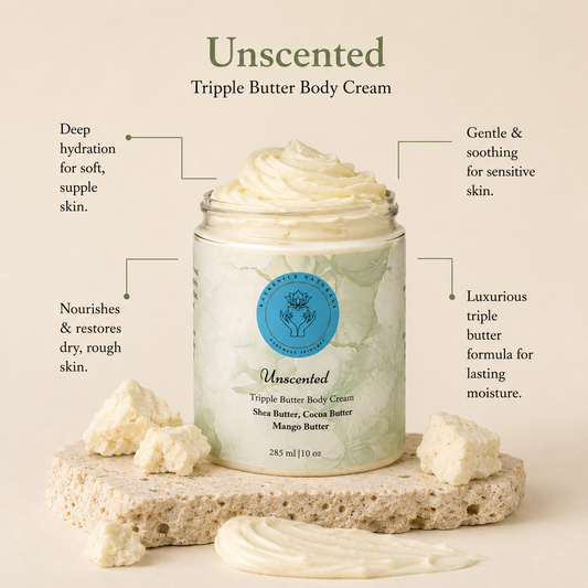 Unscented Tripple Butter Luxe Body Cream