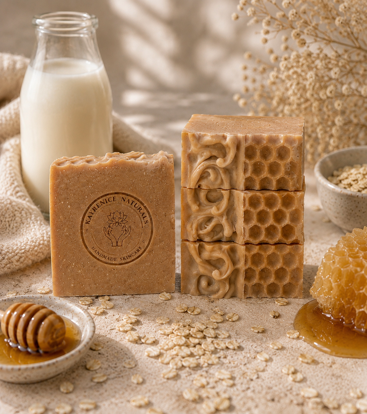Goat Milk Oat And Honey Soap (unscented) (Available 3rd June)