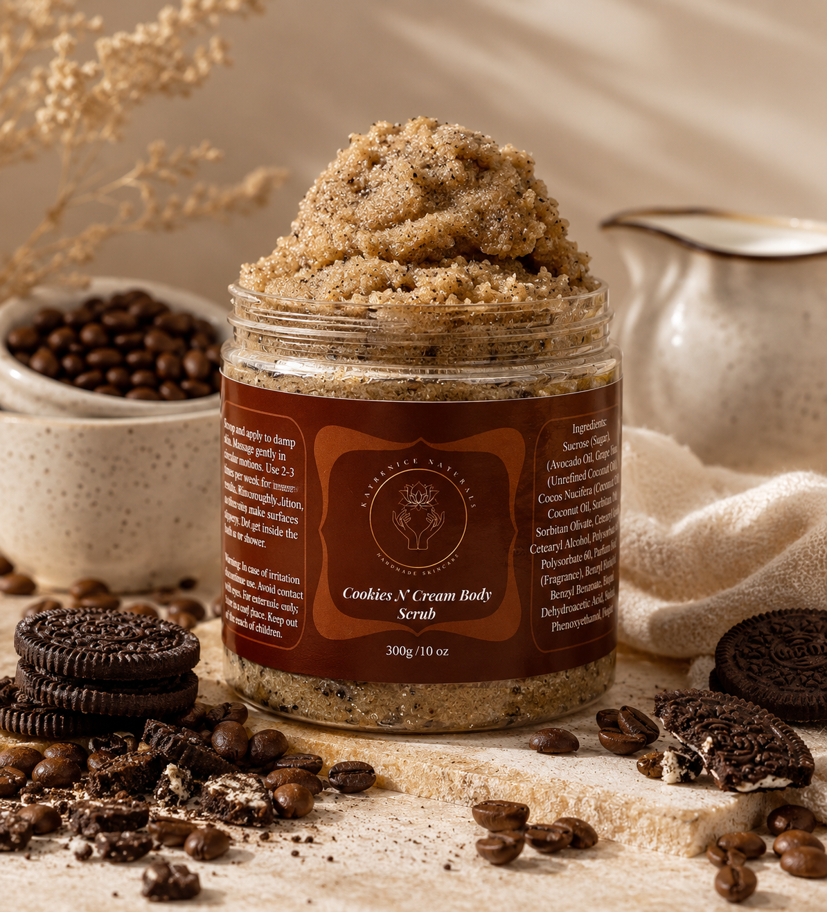 Cookies And Cream Coffee Body Scrub
