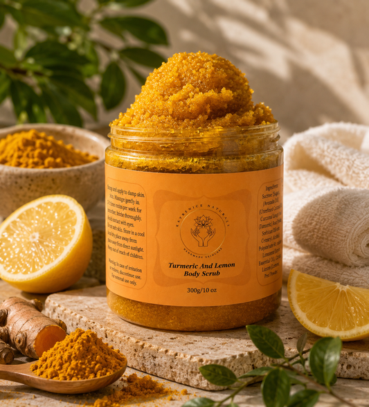 Turmeric And Lemon Body Scrub